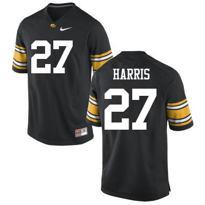 Men #27 Jermari Harris Iowa Hawkeyes College Football Jerseys Sale-Black